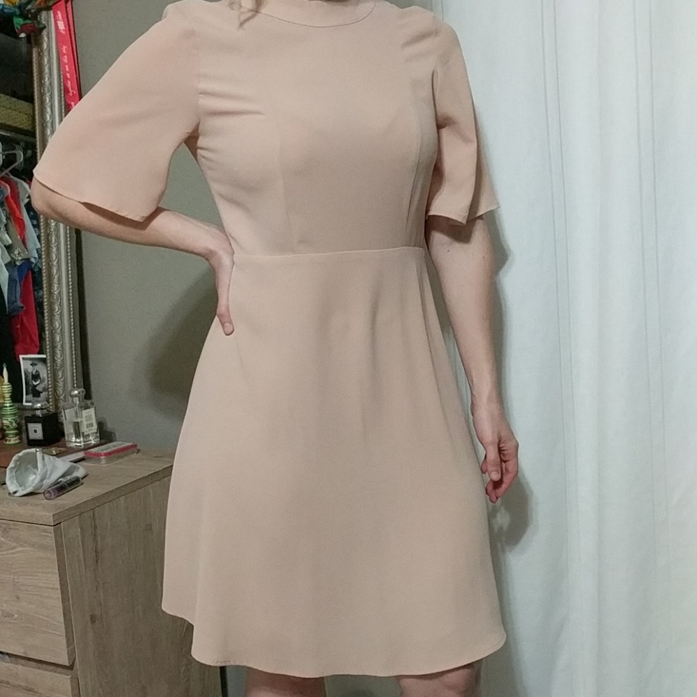 Pinkish nude dress